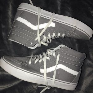 Vans: Canvas SK8-HI in Frost Gray